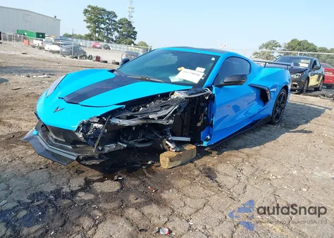 2023 Chevrolet Corvette Stingray Rwd 1Lt из США, поврежденный, VIN 1G1YA2D42P5111096